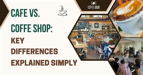 Cafe Vs Coffee Shop Key Differences Explained Simply