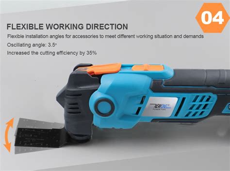 Newone Cordless Quick Release Oscillating Tool Anti Vibration