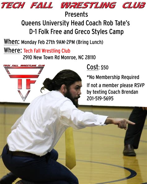 Wrestling Camps | NC Wrestling Camps | Tech Fall Wrestling Camps Union