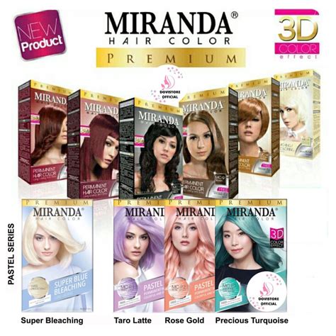 Jual Miranda Hair Color Series Pastel Temptation Shopee Indonesia