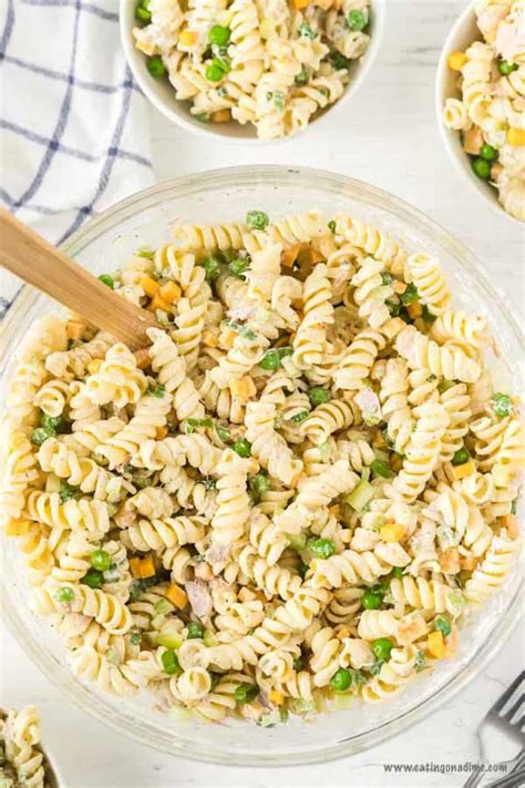 Tuna Pasta Salad Recipe Eatingonadime