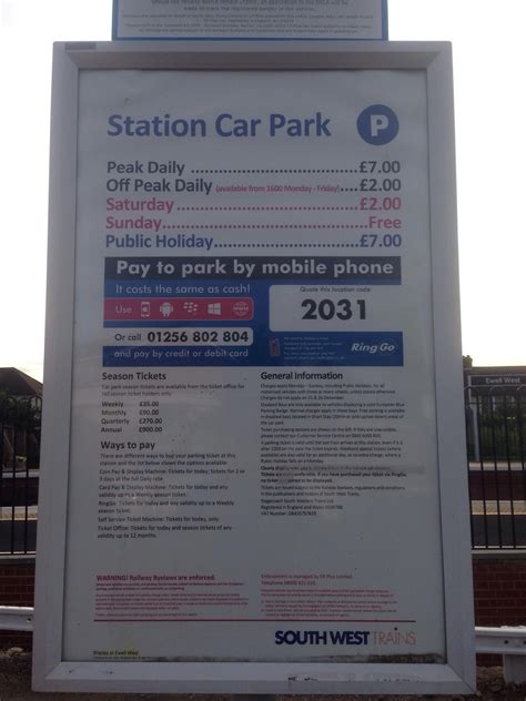Ewell West Station - Parking in Epsom | ParkMe