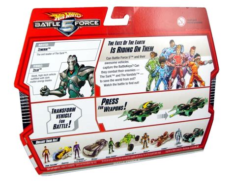 Contemporary Manufacture Mattel Hot Wheels Battle Force Zemerik And Zelix