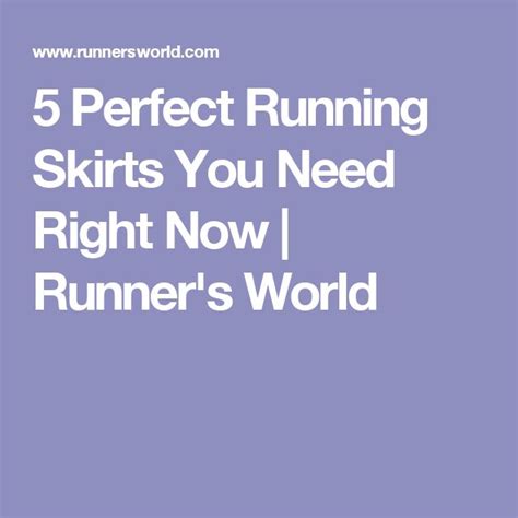 5 Perfect Running Skirts You Need Right Now Running Skirts Runners World Running Clothes