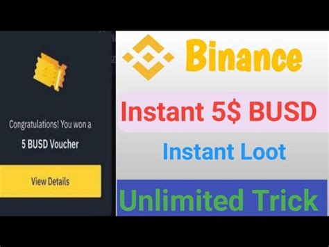 Binance New Offer Today Instant Busd Youtube