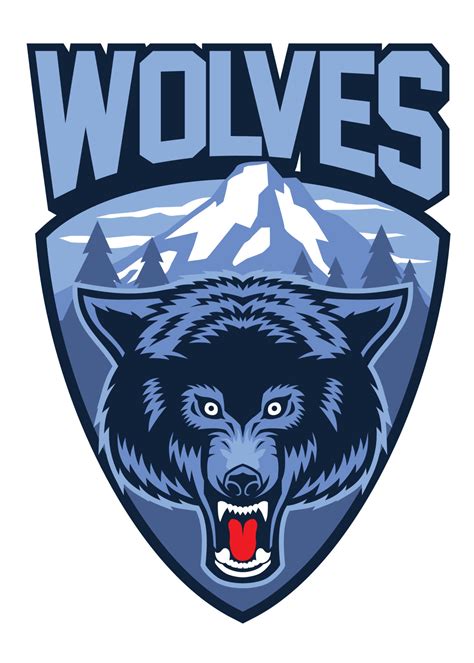 wolves mascot sport logo style 19551811 Vector Art at Vecteezy