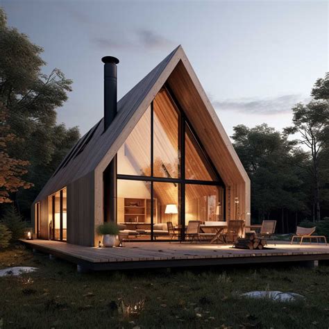 small wooden house design modern