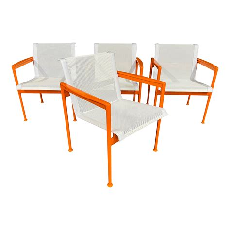 Vintage Mid Century Modern 1966 Leisure Collection Patio Dining Chairs
