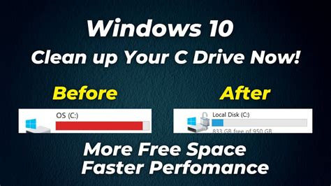 HOW TO CLEAN C DRIVE IN WINDOWS 10 MAKE YOUR PC FASTER FULL GUIDE