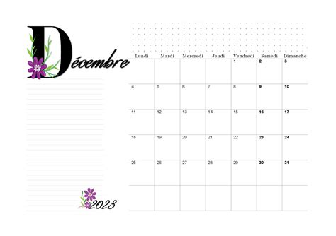 Calendrier D Cembre Imprimer Au Format Pdf