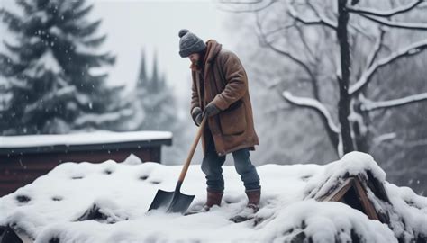 Removing Snow From Old Or Damaged Roofs Universal Roofs