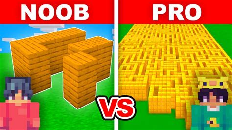 Minecraft NOOB Vs PRO Hardest Maze Build Challenge YouTube