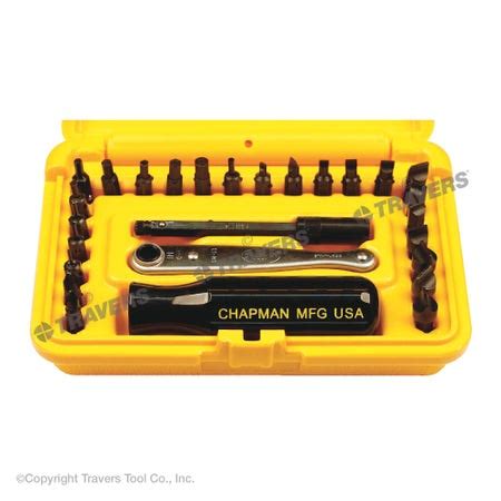 CHAPMAN 8900 - Screwdriver & Ratchet Wrench Style Type Interchangeable Tip Style Screwdriver ...