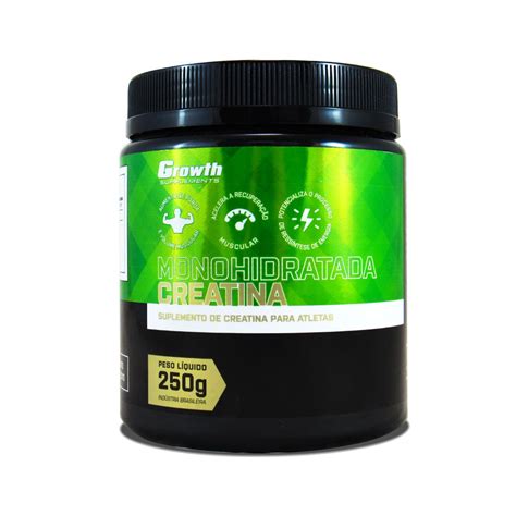 Creatina 250g Monohidratada Original Growth Supplements Shopee Brasil