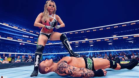 WWE 2k23 Randy Orton Vs Alexa Bliss 3 Intergender Wrestling YouTube