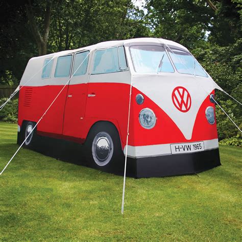 The Vw Bus Tent Hammacher Schlemmer