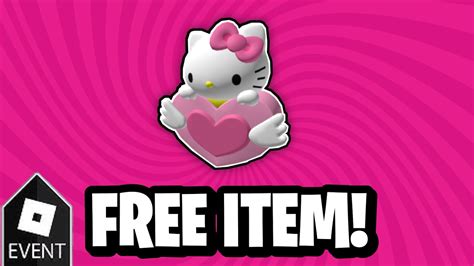 [free Item] How To Get The Hello Kitty Heart Backpack Roblox My Hello