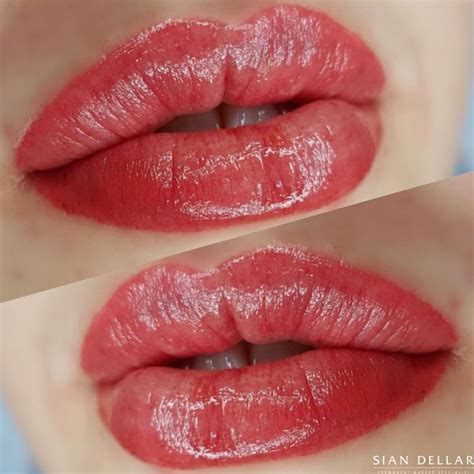 Plumper Lips With Full Lip Blush Tattoo Sian Dellar