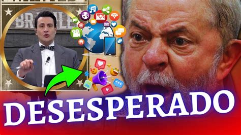 Pavinatto revela porque Lula está desesperado para regular as redes