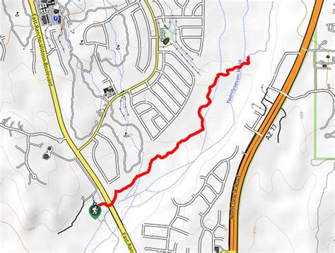 Big Wash Trail - Easy Hiking and Mountain Biking Route