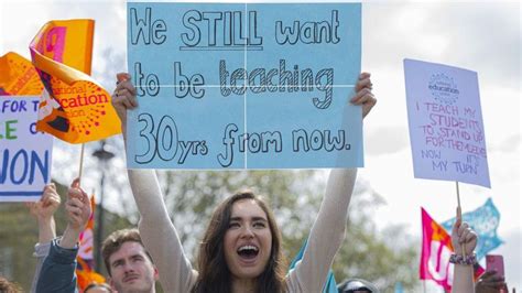 Teachers In England To Strike For Two Days In July Neu Announces Bbc