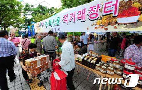 사진 동대문구 농특산물 직거래장터 머니투데이