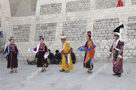 Traditional Ladakhi Dance Front Palace Leh Editorial Stock Photo ...