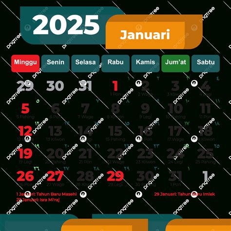 Printable Calendar 2025 with Holidays Indonesia | Calendar Printable