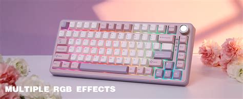 Amazon Yunzii B Pro Wireless Mechanical Keyboard Layout With Knob Hot Swap Gasket