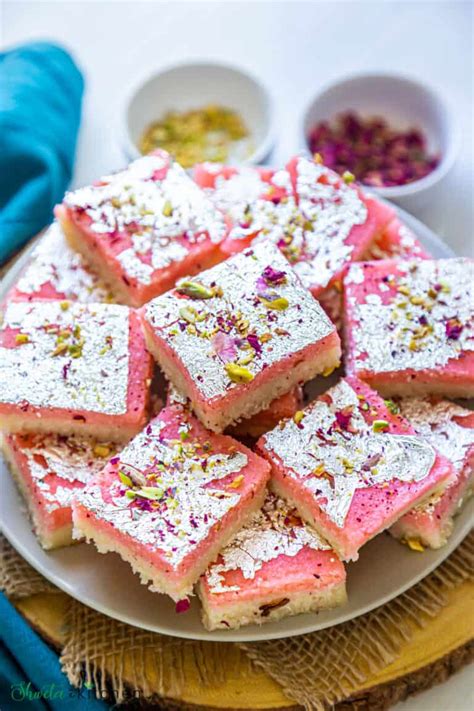 Coconut Burfi Recipe Nariyal Barfi Shweta In The Kitchen