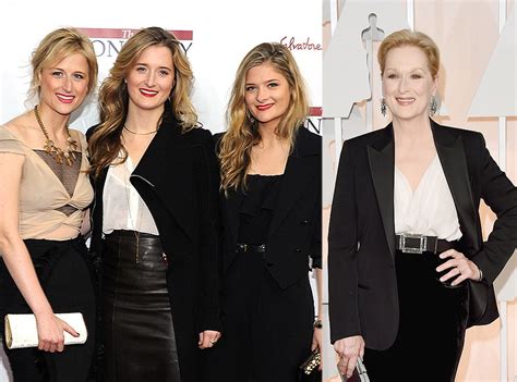 Mamie Grace And Louisa Gummer And Meryl Streep From Stars And Their Mini