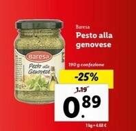 Offerta Baresa Pesto Alla Genovese Nel Volantino Di Lidl