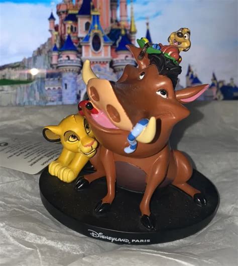 SIMBA TIMON PUMBA Disneyland Paris Lion King FIGURE New The Lion King