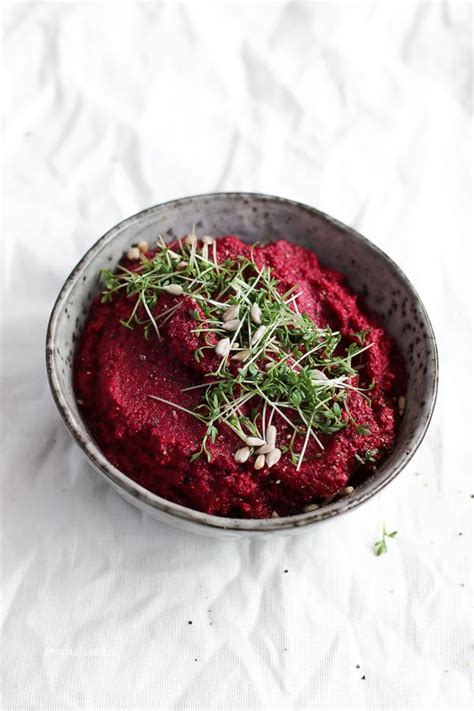 Farbe Gegen Das Wintertief Rote Bete Hummus Buntes Winter Ofengem Se