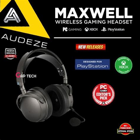 Audeze Maxwell Premium Wireless Gaming Headset Original Lazada Indonesia