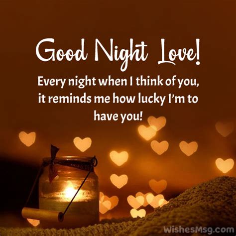 20 Romantic Good Night Message And Quotes Images For Love