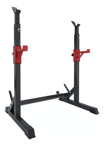 Rack Sentadillas Soporte Barra Pecho Multiposicion Regulable M Sports