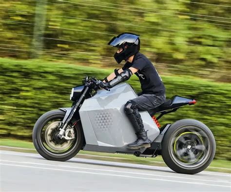 Davinci Motor Dc100 Robotic Electric Motorcycle For Future Smart