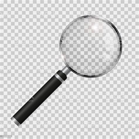 Magnifying Glass Realistic Vector Illustration Stock Illustration Download Image Now