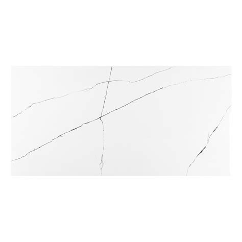 Classic Carrara Marble Effect Rectified Wall Floor Tile Cm X Cm