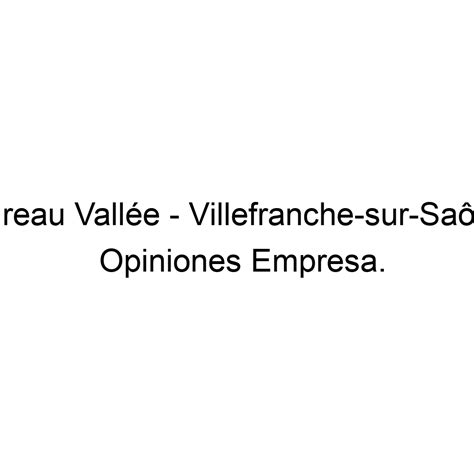 Opiniones Bureau Vallée Villefranche sur Saône 0130075858