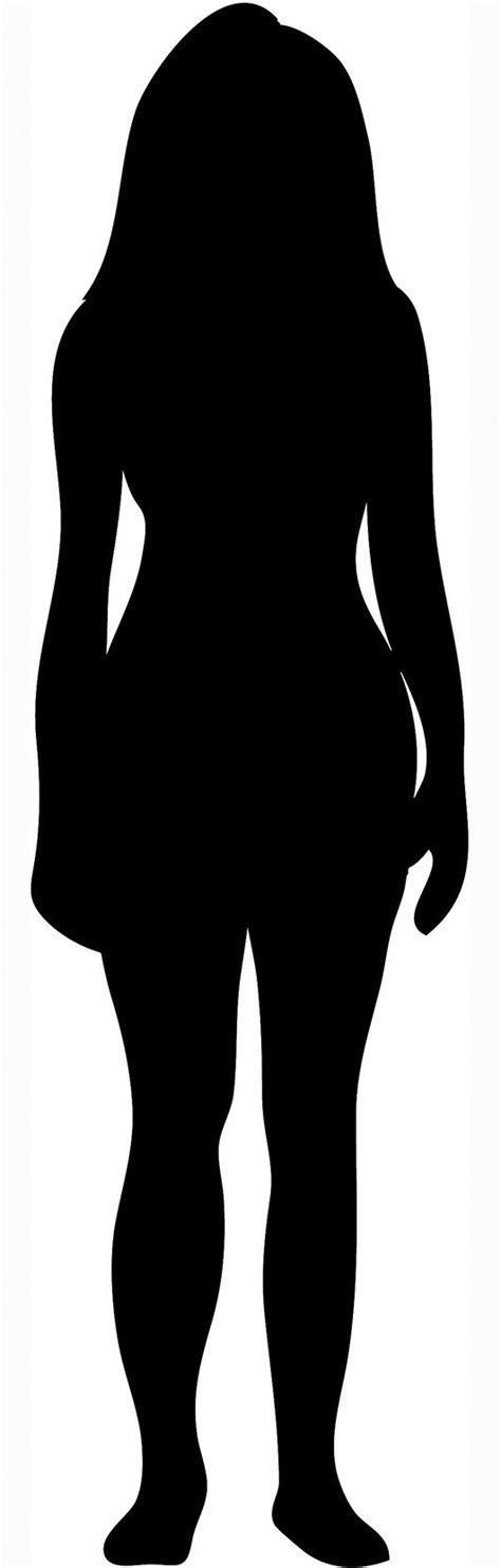 Female Silhouettes Woman With Long Hair 531×1661 Girl