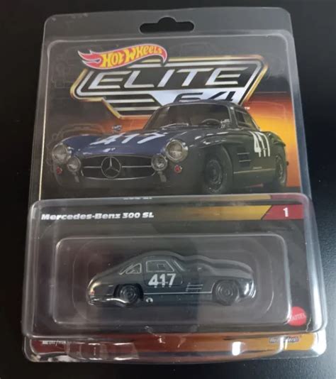 Hot Wheels Collectors 2023 Elite 64 Series Mercedes Benz 300 Sl First Release 1 40 60