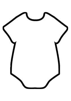 Baby Onesie Silhouette at GetDrawings | Free download