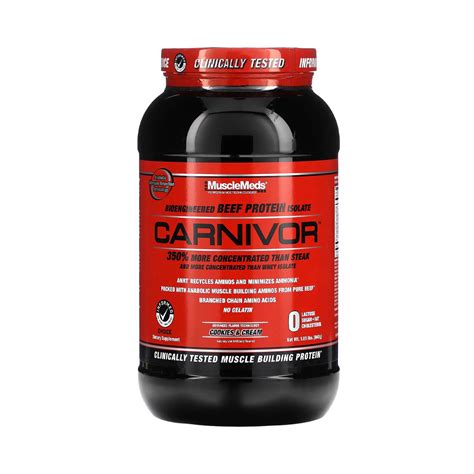 Suplemento Musclemeds Carnivor Cookies And Cr