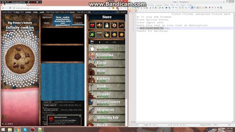 Cookie Clicker Hack 2017 Very Easy Youtube