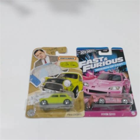Hot Wheels Set Of Macthbox Mini Cooper Mr Bean Suki S Shopee Malaysia