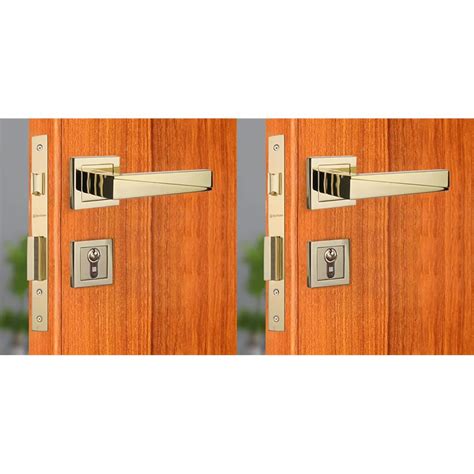 Bonkaso F023387 Premium Heavy Duty Mortise Door Lock With Door Handle Lock Set Body For Home