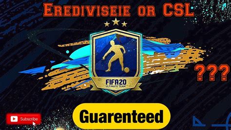 My Eredivisie Or CSL Guaranteed TOTSSF Pack YouTube