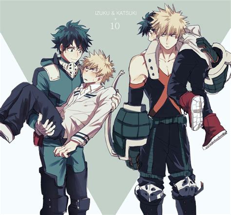 Boku No Hero Academia Katsuki Bakugou Midoriya Izuku Katsudeku Mha Boku No Academia My